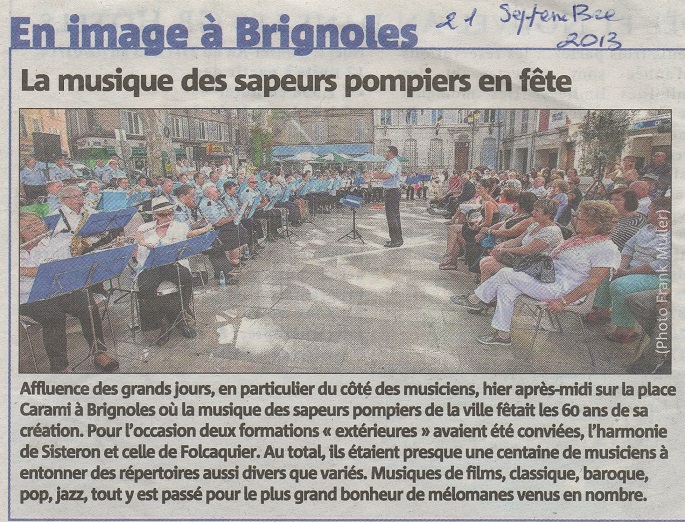 Concert 60 ans Brignoles 2013