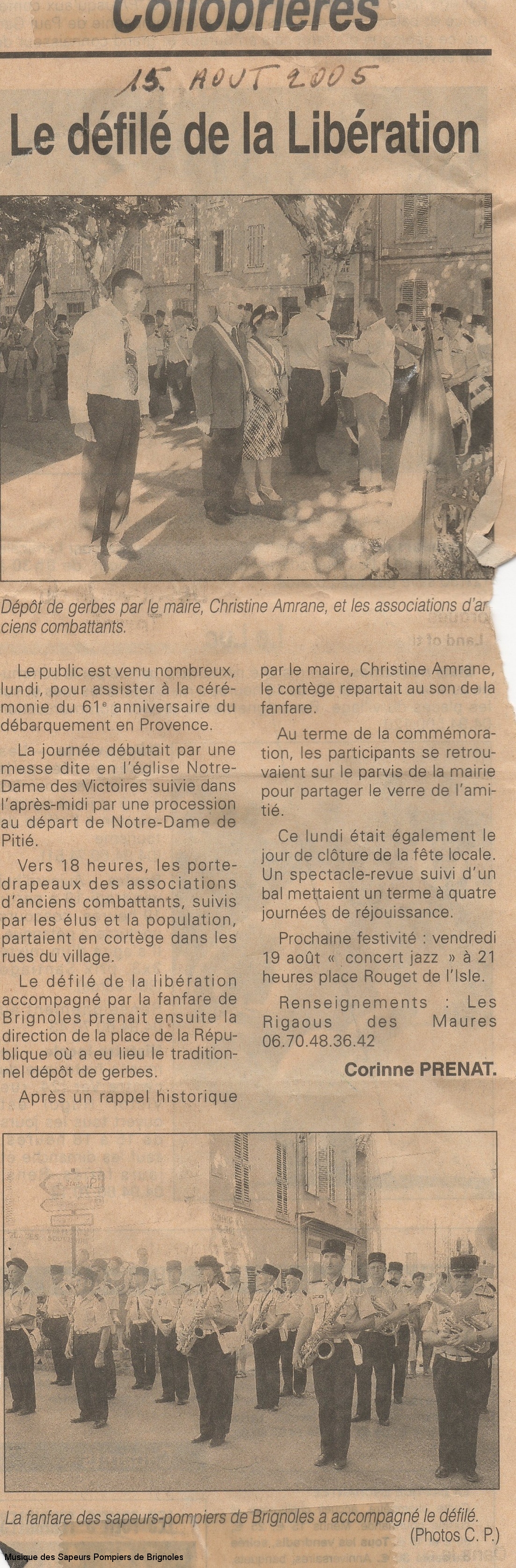 Libération Collobrières - 2005